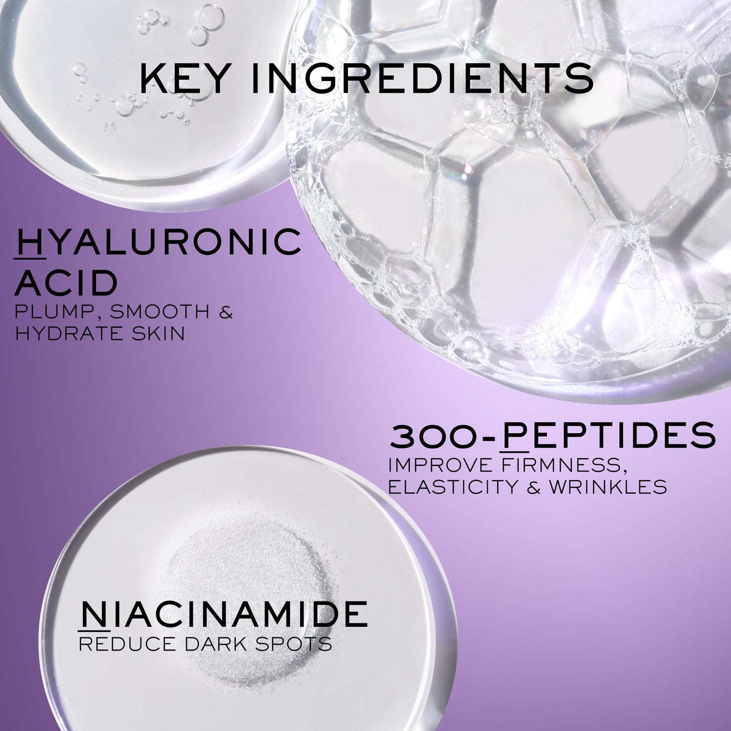 Lancôme Rénergie H.P.N 300-Peptide Face Cream – with Hyaluronic Acid & Niacinamide – Helps Visibly Reduce Lower Face Sagging - Wrinkles & Dark Spots – 50ml