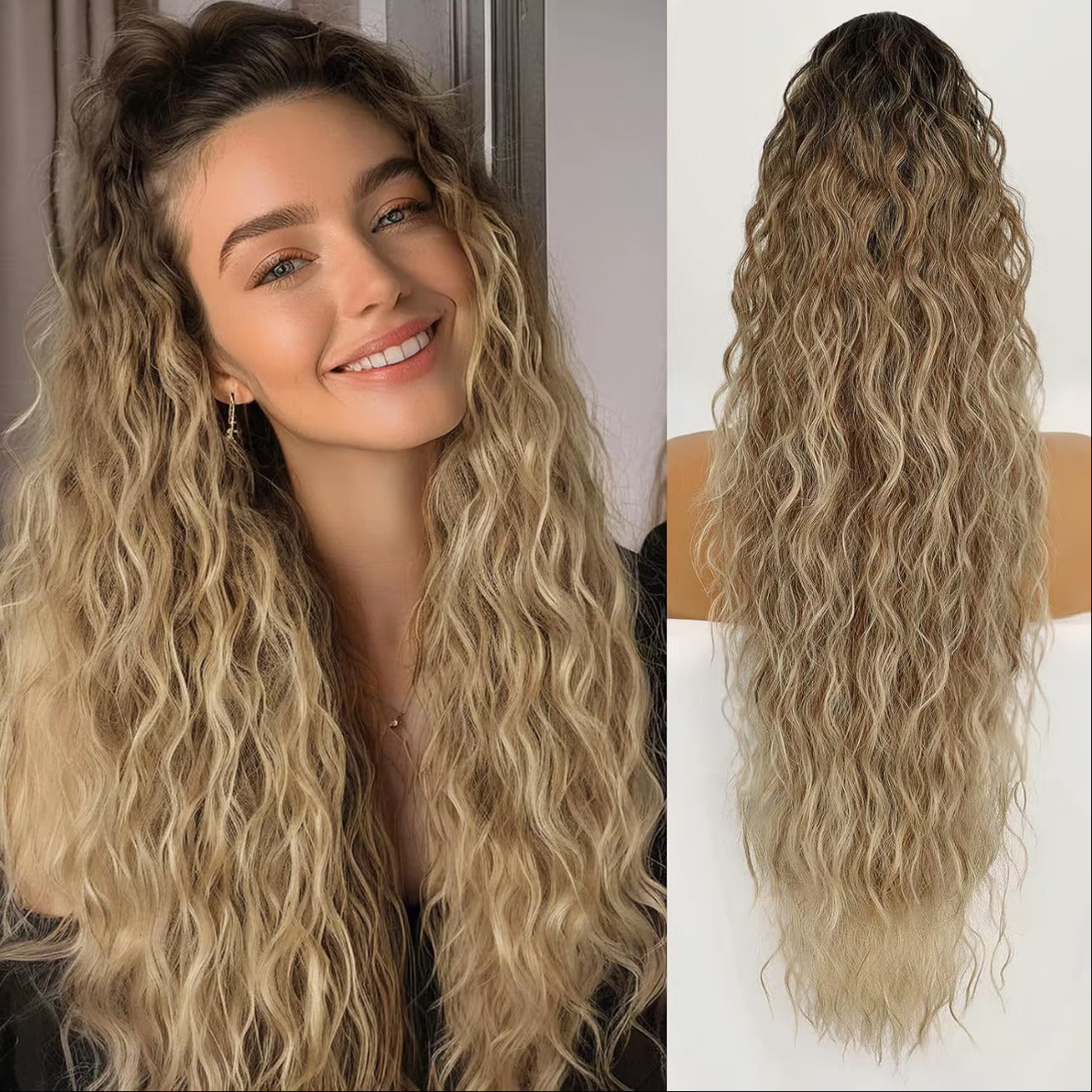 Ombre Brown Mix Blonde