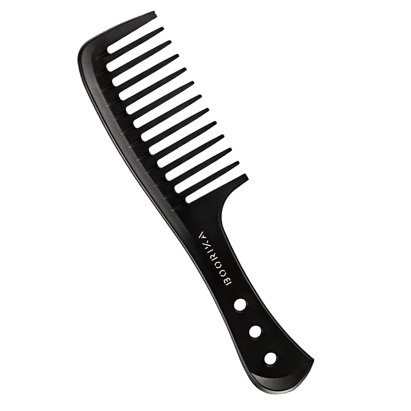 Boorika Wide Tooth Comb – Smooth & Sturdy Wide Tooth Comb for Curls – Curl Comb for Long Wet or Curly hair - Heat Resistant & Anti-Static Styling Comb… (Pack of 1)