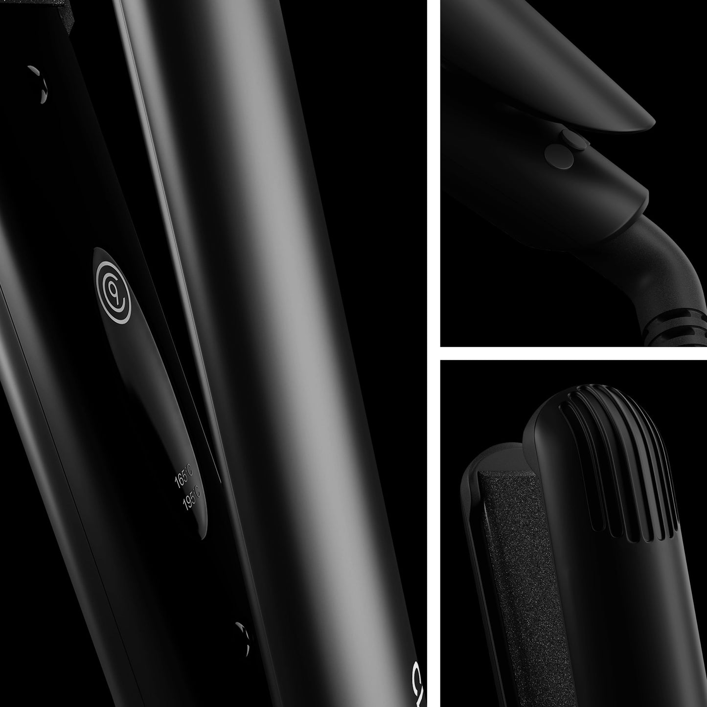 CLOUD NINE The Touch Iron Hair Straightener | Variable Temperature Control Quick Heat Touch Technology Ceramic Floating Plates Spring Flex Styling | Perfect for Smooth Sleek Results