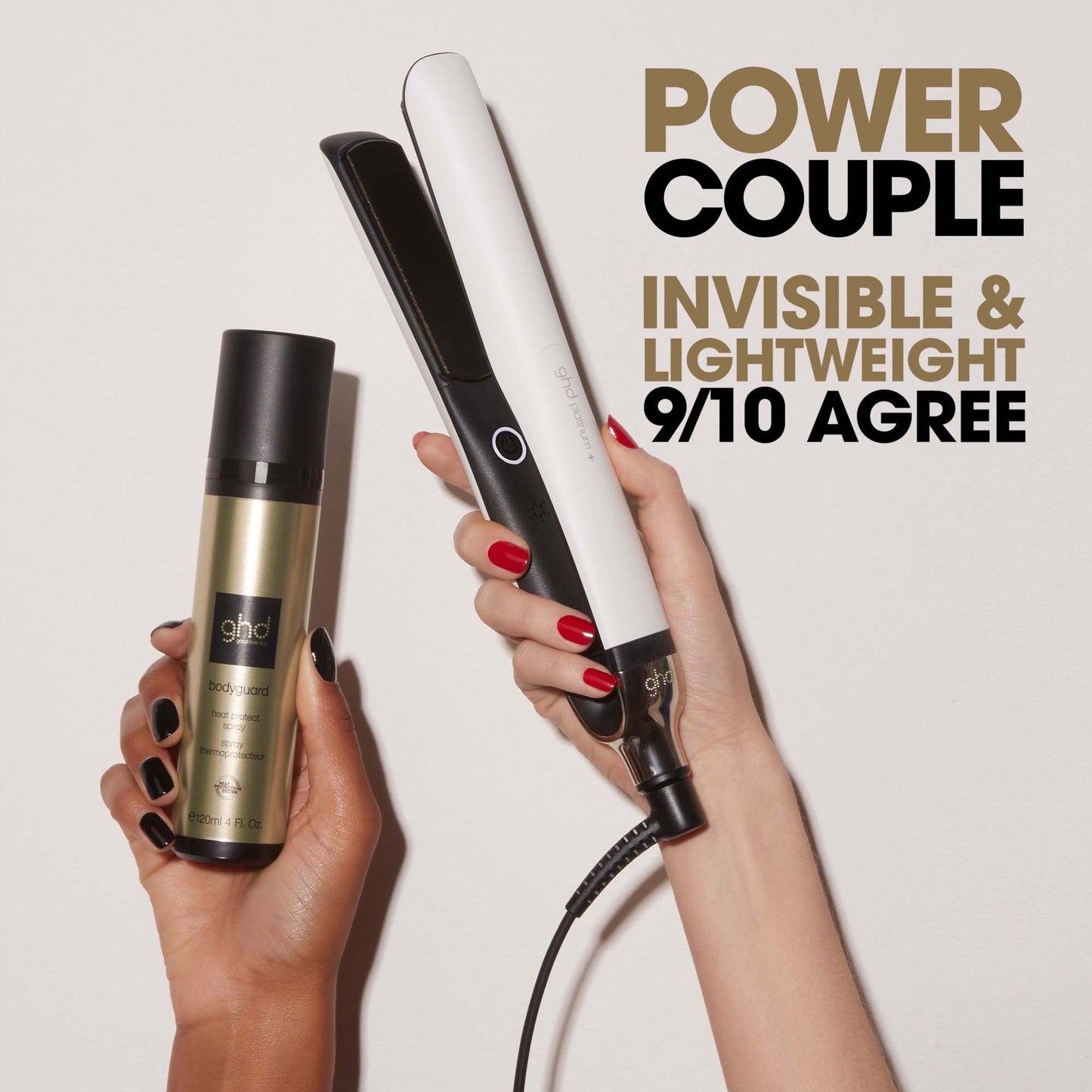 ghd Bodyguard - Heat Protection Styling Spray, Hair styling, Protect Hair From Everyday Heat Styling, 120ml For All Hair Types