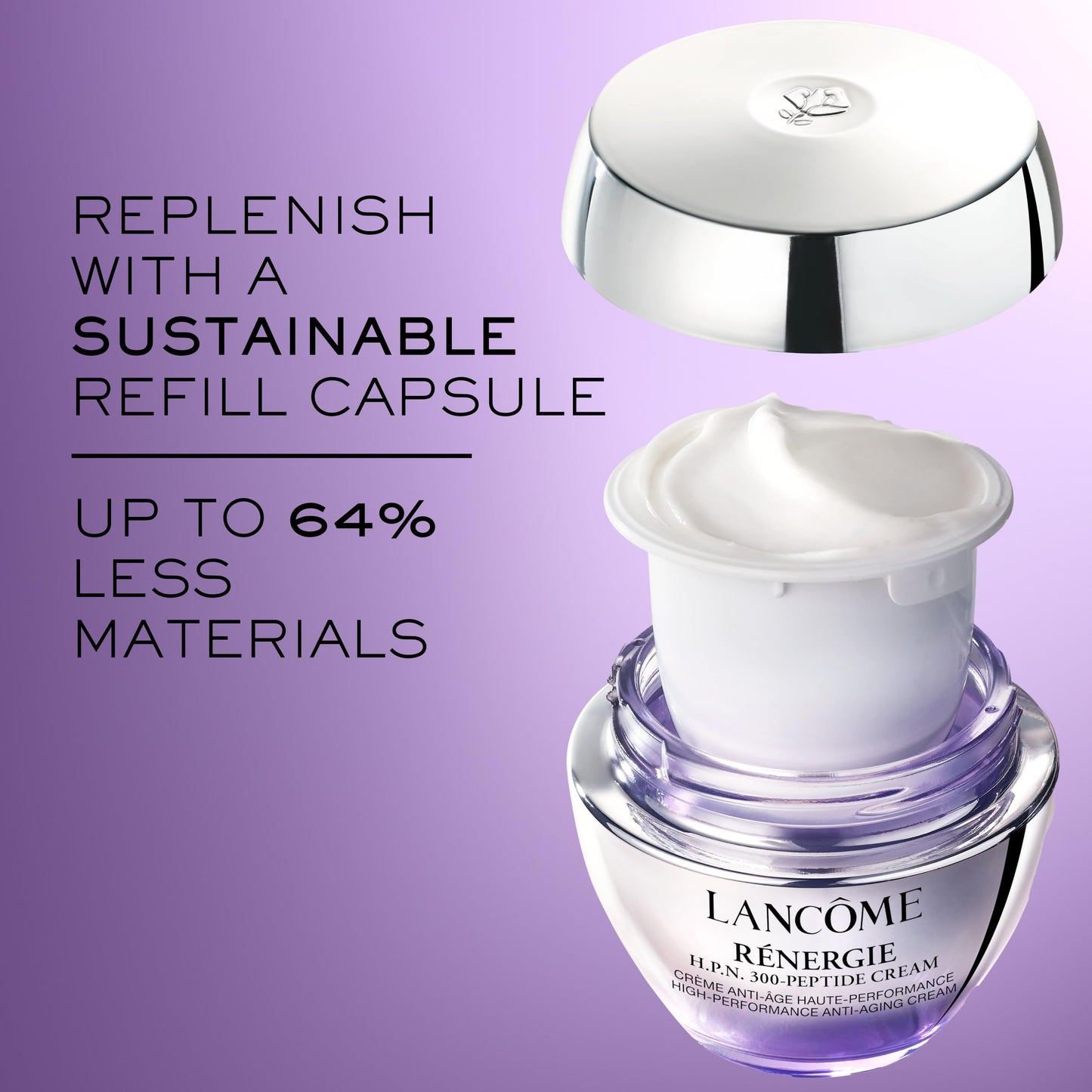 Lancôme Rénergie H.P.N 300-Peptide Face Cream – with Hyaluronic Acid & Niacinamide – Helps Visibly Reduce Lower Face Sagging - Wrinkles & Dark Spots – 50ml